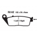 Купить Колодки тормозные передние MAJESTY 125-150 (YS-3110) FA142диск 5YU-W0046-00-00, КИТАЙ