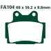Купить Колодки тормозные передние (YS-3056)FA104 диск, ЗАВОД Купить Колодки тормозные передние (YS-3056)FA104 диск, ЗАВОД