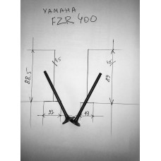Клапана впуск+выпуск YAMAHA FZR400 пара (88,5-4,5-22*89-4,5-19)