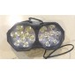 Доп-свет ЛАМПА с креплением LED 18*36W ДВОЙНОЙ КРУГ черная