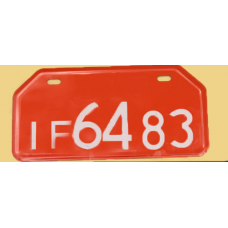 Купить Номерной знак YAMAHA (красный), КИТАЙ