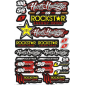 Наклейка ЛЮМИНИСЕНТНАЯ "ROCKSTAR"