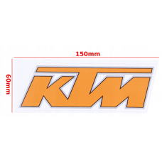 Наклейка "KTM" оранжевая
