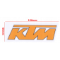 Наклейка "KTM" оранжевая