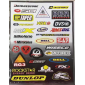 Наклейка "DUNLOP/BBR" (1-8)