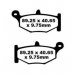 Купить Колодки тормозные диск (YS-3075) FA419 SUZUKI DL GSR GSX , КИТАЙ Купить Колодки тормозные диск (YS-3075) FA419 SUZUKI DL GSR GSX , КИТАЙ