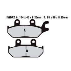 Купить Колодки тормозные (YS-3331) FA642 диск CAN AM YAMAHA, КИТАЙ