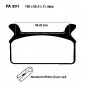 Колодки тормозные (YS-3231) FA201 диск Harley Davidson FLHR FLHS FLHT FLST FLTC FXD FXR XL XLH