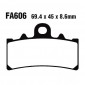 Колодки тормозные (YS-3179) FA606 диск BMW C BMW CE BMW G Fantic Caballero Husqvarna KTM Duke