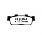 Колодки тормозные (YS-3100) SFA427 диск SYM,PEUGEOT,DAELIM