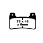 Колодки тормозные (YS-3083) FA390 диск HONDA CB CBR VFR