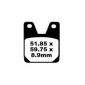 Колодки тормозные (YS-3081) FA267 диск YAMAHA YZF1000 R1 / YZF-R1 1998 - 2001
