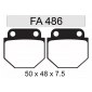 Колодки тормозные диск (YS-3019) FA486 SUZUKI EN 125 - GN 125 / ZANELLA HJ 125 / GILERA YL 125 - 150 / KYMCO CK 125