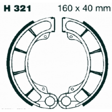 Колодки тормозные БАРБАНОВЫЕ HONDA CB500 NV400 VT250 VT600 размеры 160мм*40мм (аналог EBC H321\VB133,06430-MW3-671)