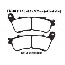 Колодки тормозные FA640 дискHarley Davidson XL 1200 XL 883