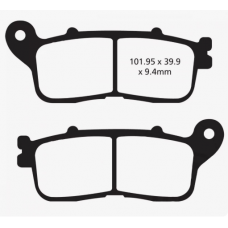 Колодки тормозные FA636 диск Honda VFR800X Honda VFR1200X Honda VFR1200FD	06435-MGE-D01