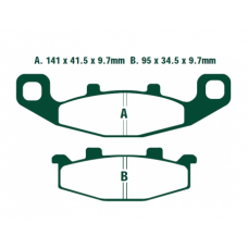 Купить Колодки тормозные FA129 диск KAWASAKI 43082-1068 SUZUKI 59100-01820, TWH Тайвань