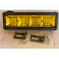 Доп-свет ПРОТИВОТУМАННАЯ ФАРА 4 LED диодов черная 108W\12V(металл) БОЛЬШОЙ