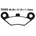 Купить Колодки тормозные диск ATV-250-500 YS3124\FA453, КИТАЙ