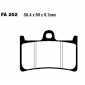 Колодки тормозные диск FA252\YS3079 YAMAHA