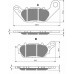 Купить Колодки тормозные диск FA464\YS3023 YAMAHA NMAX, TWH Тайвань
