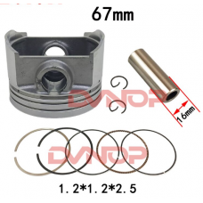 Поршневой к-т 4T СG250  67 мм 0,25