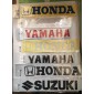 Наклейка YAMAHA полоска широкая красный,черный,белый,карбон