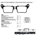 Купить Колодки тормозные (YS-3178) FA436 диск HONDA CB CBR KAWASAKI ZX SUZUKI GSX YAMAHA YZF, КИТАЙ