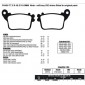 Колодки тормозные (YS-3178) FA436 диск HONDA CB CBR KAWASAKI ZX SUZUKI GSX YAMAHA YZF