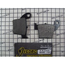 Колодки тормозные диск FA346 HONDA