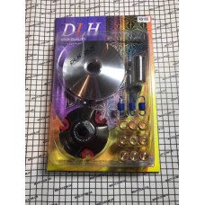 Вариатор передний "Тюнинг" YAMAHA RS100 "DLH (+ролики латунь 9шт.+палец+пружинки заднего вариатора)