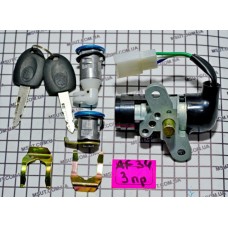 Замок зажигания DIO AF34 (3 провода) "в сборе"