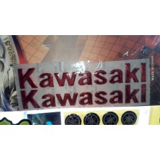 Купить Наклейка KAWASAKI 3D полоская КРАСНАЯ, KOYO
