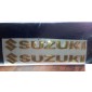 Наклейка SUZUKI 3D полоская ЗОЛОТО