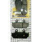 Колодки тормозные передние (YS-3085)FA124 диск