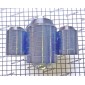 ЛАМПА ЛИНЗА U6 (1большая+2маленьких)  в мет. корпусе ЧЕРНЫЙ