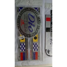 Наклейка HONDA DIO  "Оригинал"  флаги